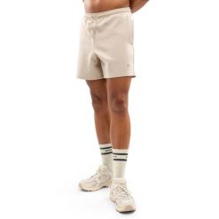 Męskie bawełniane szorty treningowe Fitness Siroko Titan Sand. Brązowe szorty sportowe męskie SIROKO, m, z bawełny, na fitness i siłownię. Za 147.00 zł.