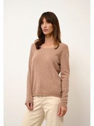 Just Cashmere Kaszmirowy sweter "Fiona" w kolorze karmelowym rozmiar: M. Brązowe swetry klasyczne damskie Just Cashmere, m, z kaszmiru, bez kołnierzyka. Za 347.99 zł.