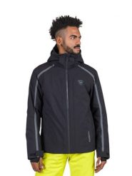 Kurtka Narciarska Rossignol męska Saluver JKT czarna. Czarne kurtki męskie Rossignol, na zimę, l, bez wzorów, z materiału, eleganckie, z kapturem. Za 1,409.00 zł.