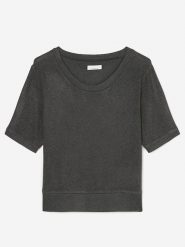 Marc O´Polo Bodywear Koszulka w kolorze antracytowym rozmiar: S. Czarne bluzki damskie s, bez wzorów, bez kołnierzyka, bez ramiączek. Za 117.45 zł.