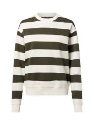 Marie Lund Bluza damska Kobiety Bawełna zielony|biały w paski, XXL. Białe bluzy bez kaptura damskie Marie Lund, xxl, z bawełny. Za 199.95 zł.