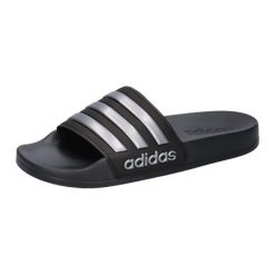 Adidas Adilette Shower K junior czarne - klapki Cloudfoam. Czarne klapki damskie Adidas, z materiału. Za 109.00 zł.