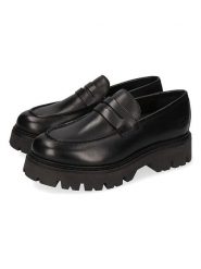 MELVIN & HAMILTON Skórzane mokasyny "Thelia 7" w kolorze czarnym rozmiar: 42. Czarne mokasyny damskie MELVIN & HAMILTON. Za 491.99 zł.