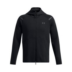 Bluza z kapturem z pełnym zamkiem błyskawicznym Under Armour Unstoppable Fleece. Czarne bluzy z kapturem męskie Under Armour, m, z bawełny. Za 410.65 zł.