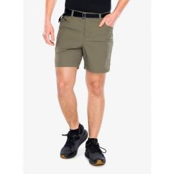 Spodenki turystyczne męskie Columbia Sharpe Canyon Short. Zielone szorty męskie Columbia, bez wzorów, sportowe. Za 203.99 zł.