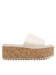 Lasocki Klapki WYL3440-4Z Beżowy. Brązowe klapki damskie Lasocki, bez wzorów, ze skóry, bez obcasa. Za 249.99 zł.