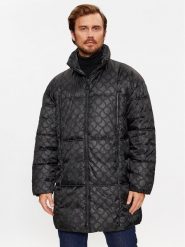 Trussardi Kurtka zimowa 52S00945 Czarny Regular Fit. Czarne kurtki męskie TRUSSARDI, na zimę, m, bez wzorów, z syntetyku, bez kaptura. Za 1,809.00 zł.