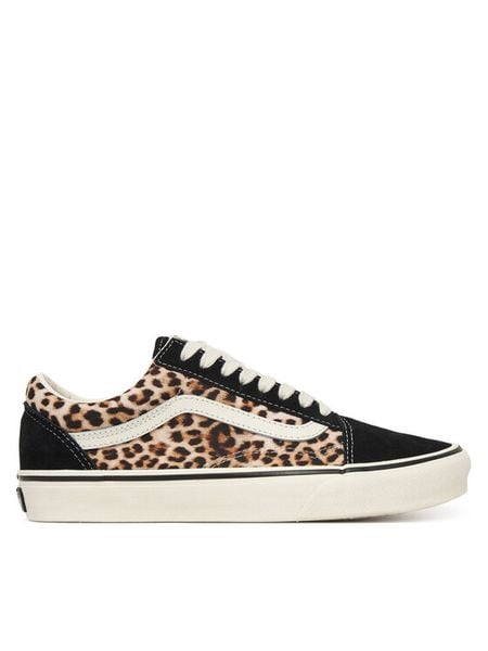Vans Tenisówki Old Skool VN000E8WYY61 Czarny. Czarne trampki i tenisówki damskie Vans, bez wzorów, z materiału. Za 275.99 zł.
