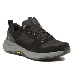 Buty męskie na co dzień Skechers Go Walk Outdoor. Czarne buty trekkingowe męskie Skechers, bez zapięcia, outdoorowe. Za 350.00 zł.