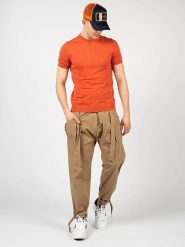 Xagon Man T-Shirt | P23 081K 1200K | Mężczyzna | Pomarańczowy. Brązowe t-shirty męskie Xagon, l, bez wzorów, z bawełny, bez kołnierzyka. W wyprzedaży za 199.00 zł.