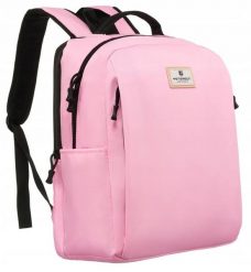 Plecak damski Peterson PTN 77707 różowy. Czerwone plecaki damskie Peterson, bez wzorów. Za 67.99 zł.