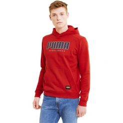 Bluza z kapturem Puma Athletics FL, Mężczyźni. Czerwone bluzy sportowe męskie Puma, bez wzorów, z bawełny, sportowe, bez kołnierzyka, bez ramiączek. Za 290.00 zł.