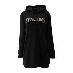 Sukienka sweatshirt z kapturem dla kobiet Spalding. Brązowe sukienki damskie Spalding, bez wzorów, bez kołnierzyka, bez ramiączek. Za 465.50 zł.