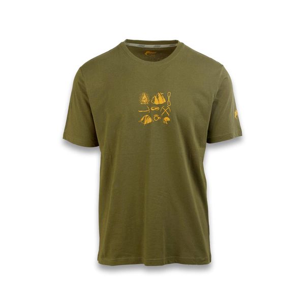T-Shirt Ande New Climb Dorośli. Zielone t-shirty męskie Ande, l, bez wzorów, z bawełny, bez kołnierzyka. Za 134.99 zł.