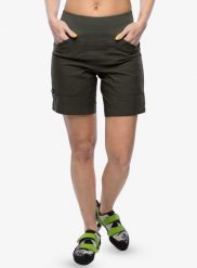 Spodenki wspinaczkowe damskie Edelrid Wo Sansara Shorts. Zielone szorty damskie EDELRID, bez wzorów, z bawełny. Za 148.30 zł.