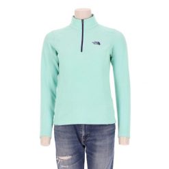 Second life - Kobaltowy polarowy sweter dla kobiet - Stan bardzo dobry. Zielone swetry klasyczne damskie The North Face, z polaru, bez kołnierzyka. Za 126.86 zł.