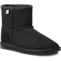 Buty EMU AUSTRALIA - Platinum Stinger Mini WP10003 Black. Czarne kozaki damskie Emu Australia, ze skóry, bez obcasa. W wyprzedaży za 429.00 zł.