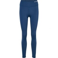 Damskie legginsy z wysokim stanem Hummel Mt Active. Niebieskie legginsy damskie HUMMEL, s, bez wzorów, z elastanu. Za 286.00 zł.