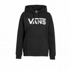 Bluza z kapturem Damska Vans Logo Hoo-B Czarny. Czarne bluzy z kapturem damskie Vans, m, z bawełny. Za 312.75 zł.