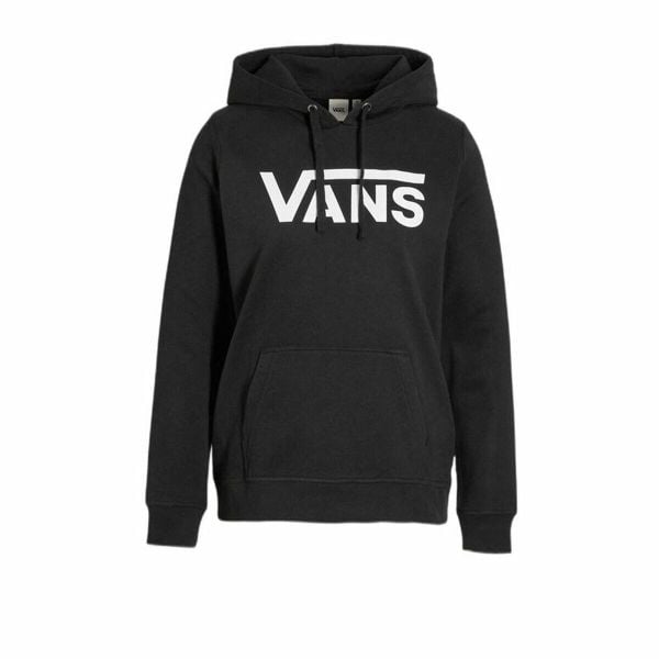 Bluza z kapturem Damska Vans Logo Hoo-B Czarny. Czarne bluzy z kapturem damskie Vans, m, z bawełny. Za 319.90 zł.