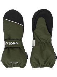 Zigzag Rękawiczki funkcyjne "Shildon" w kolorze khaki rozmiar: 152/158. Brązowe rękawiczki dziecięce Zigzag, bez ramiączek. Za 52.99 zł.