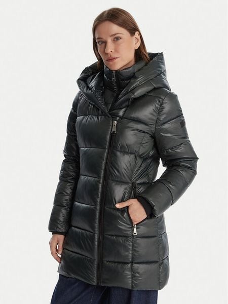 DKNY Kurtka zimowa DLEMPU99 Zielony Regular Fit. Zielone kurtki damskie DKNY, na zimę, xs, bez wzorów, z syntetyku, bez kaptura. Za 559.99 zł.