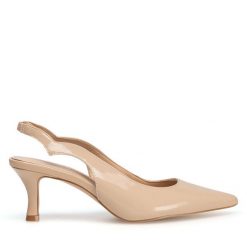 Sandały Sergio Bardi. Brązowe sandały damskie Sergio Bardi, bez wzorów, bez obcasa, na szpilce. Za 209.99 zł.