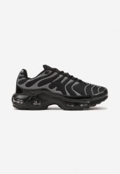 Czarno-Srebrne Buty Sportowe Sneakersy Ozdobione Tłoczeniem Zalirae. Czarne buty sportowe na co dzień męskie Born2be, z dresówki, bez zapięcia. Za 129.99 zł.