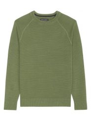 Marc O´Polo Sweter w kolorze zielonym rozmiar: 3XL. Zielone swetry męskie xl, bez wzorów, z bawełny, bez kołnierzyka. Za 228.92 zł.