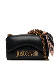 Just Cavalli Torebka 79RA4BD2 ZS748 Czarny. Czarne torebki klasyczne damskie Just Cavalli, bez wzorów, ze skóry, bez dodatków. Za 649.99 zł.
