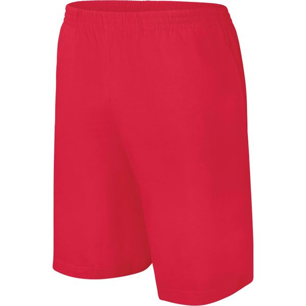 Szorty z dżerseju Proact Sport. Czerwone szorty męskie PROACTION, bez wzorów, z bawełny, sportowe. Za 93.00 zł.