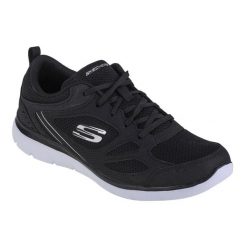 Buty sportowe Sneakersy damskie, Skechers Summits Suited. Białe buty sportowe na co dzień damskie Skechers, bez wzorów, trekkingowe, Skechers Sport. Za 169.00 zł.
