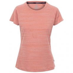 T-shirt damski Trespass Vickland. Czerwone t-shirty damskie Trespass, l, bez wzorów, bez kołnierzyka. Za 66.25 zł.