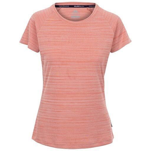 T-shirt damski Trespass Vickland. Czerwone t-shirty damskie Trespass, l, bez wzorów, bez kołnierzyka. Za 66.25 zł.