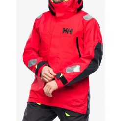 Kurtka męska Helly Hansen Skagen Offshore Jacket. Czerwone kurtki męskie Helly Hansen, l, bez wzorów, sportowe, bez kaptura. Za 1,369.00 zł.