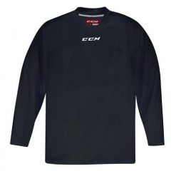 Koszulka treningowa do hokeja dla dorosłych 5000 ml, czarna, rozmiar S. Czarne t-shirty damskie CCM, l, bez wzorów, bez kołnierzyka. Za 178.00 zł.