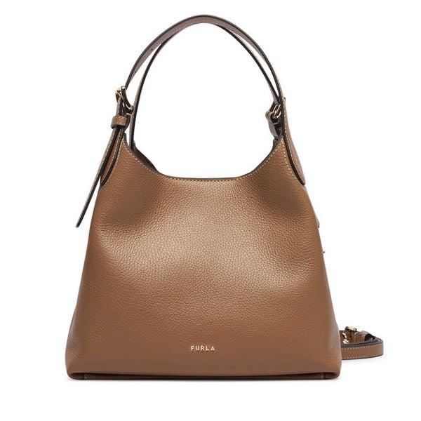 Torebka Furla. Brązowe torebki klasyczne damskie Furla, bez wzorów, bez dodatków. Za 2,019.00 zł.