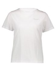 Pepe Jeans Koszulka w kolorze białym rozmiar: XL. Białe bluzki damskie Pepe Jeans, xl, bez wzorów, z bawełny, bez kołnierzyka, bez ramiączek. Za 87.81 zł.