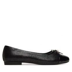 Baleriny Clara Barson. Czarne baleriny damskie Clara Barson, bez wzorów, bez obcasa. Za 79.99 zł.