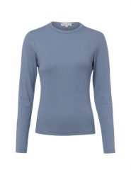 Marie Lund koszulka z długim rękawem Kobiety Bawełna niebieski, XS. Niebieskie t-shirty damskie Marie Lund, uniwersalny, bez wzorów, z bawełny, bez kołnierzyka. Za 99.95 zł.