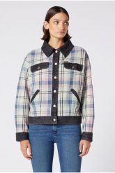 WRANGLER CHECK N DNM JKT DAMSKA KURTKA PRZEJŚCIOWA PARISIAN BLUE W4Q28TX96 112129192. Niebieskie kurtki damskie Wrangler, s, bez wzorów, bez kaptura. Za 169.99 zł.