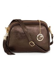 Pia Sassi Skórzana torebka "Monte Sparagio" w kolorze miedzianym - 23 x 17 x 7 cm rozmiar: onesize. Brązowe torebki klasyczne damskie Pia Sassi, bez wzorów, z materiału, bez dodatków. Za 208.99 zł.