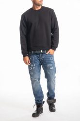 Takeshy Kurosawa Bluza "Daddy Cam" | 83411 | Daddy Cam | Mężczyzna | Czarny. Czarne bluzy bez kaptura męskie Takeshy Kurosawa, m, z bawełny. W wyprzedaży za 299.00 zł.