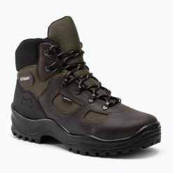 Buty trekkingowe męskie Grisport 626D91G. Czarne buty trekkingowe męskie Grisport, z materiału, za kostkę, bez zapięcia, trekkingowe. Za 289.89 zł.