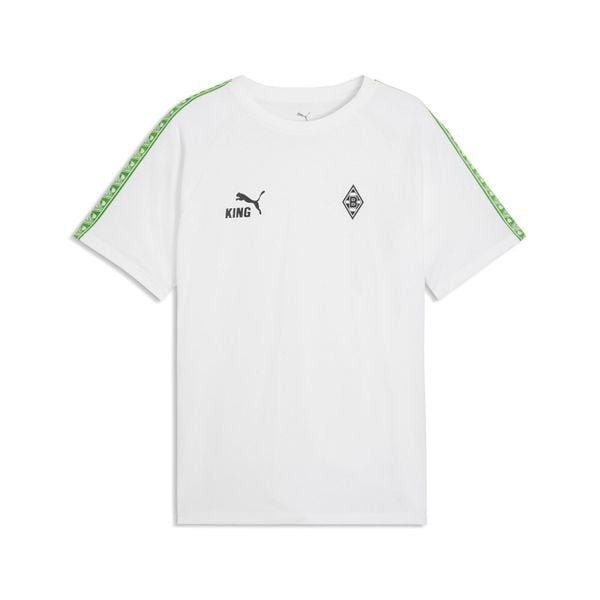 Męska koszulka Borussia Mönchengladbach FtblKING PUMA. Białe t-shirty sportowe męskie Puma, na wiosnę, m, z bawełny, bez ramiączek, do piłki nożnej. Za 169.00 zł.