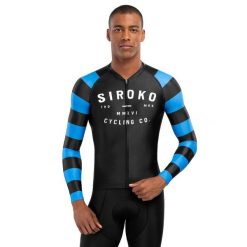 Męska koszulka rowerowa z krótkim rękawem Kolarstwo Siroko M2 Legend. Czarne t-shirty sportowe męskie SIROKO, l, z jersey, bez ramiączek, rowerowe. Za 381.00 zł.