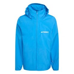 Kurtka wodoodporna adidas Terrex Multi Essentials 2. Niebieskie kurtki męskie Adidas, l, bez wzorów, z materiału, bez kaptura. Za 294.50 zł.