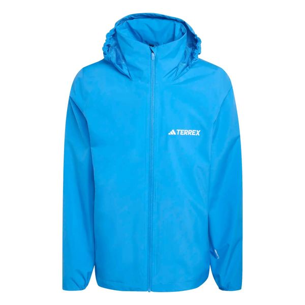 Kurtka wodoodporna adidas Terrex Multi Essentials 2. Niebieskie kurtki męskie Adidas, l, bez wzorów, z materiału, bez kaptura. Za 294.50 zł.