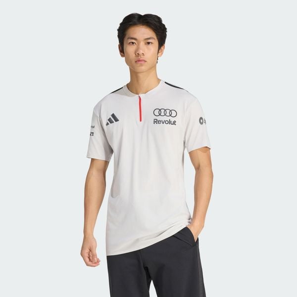 Koszulka Polo Z Krótkim Rękawem Audi Formula One Team Engineers & Marketing. Białe koszulki polo męskie Adidas, bez wzorów, bez ramiączek. Za 439.00 zł.