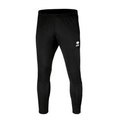 Spodnie do biegania Errea Key. Czarne spodnie sportowe męskie ERREA, m, z materiału, do biegania. Za 201.00 zł.